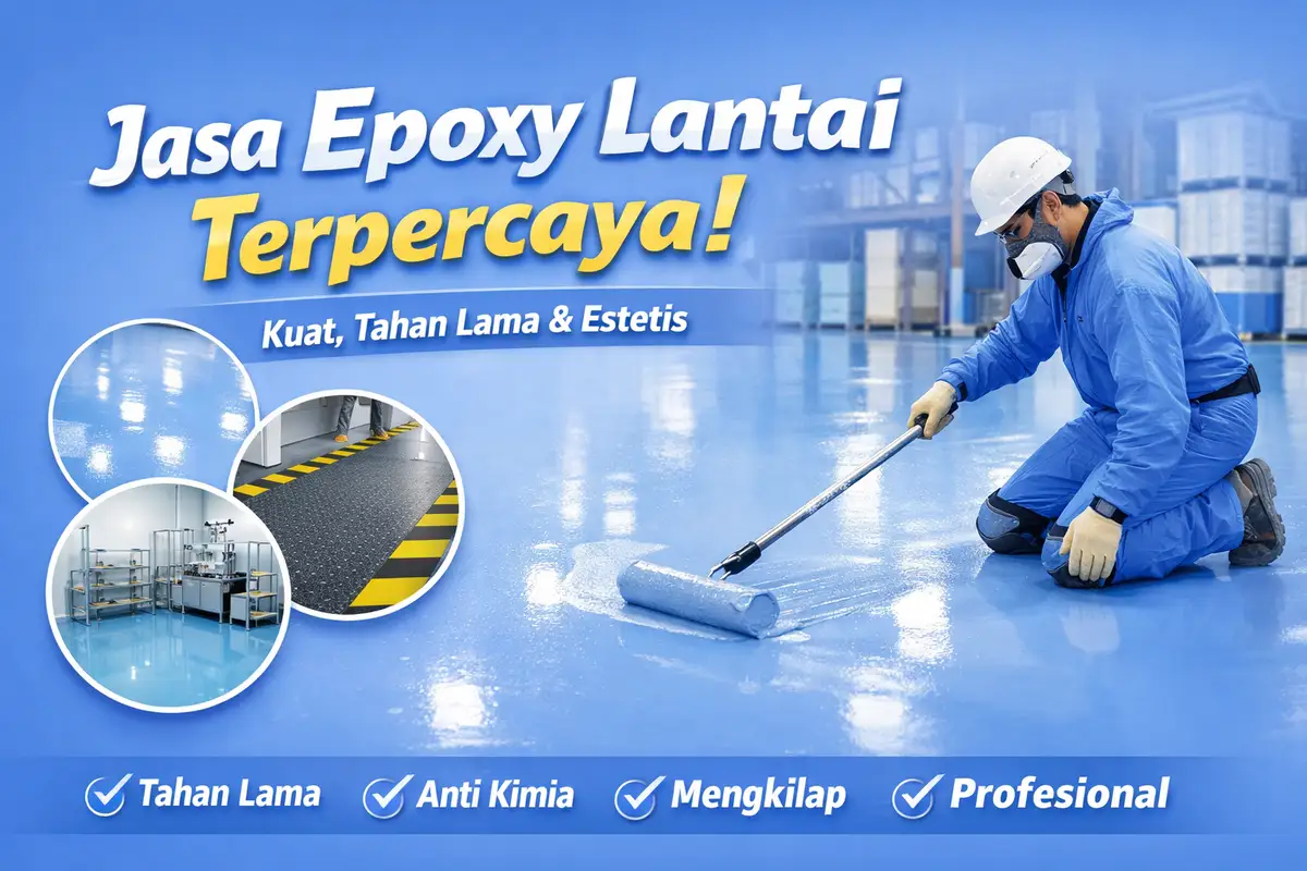 Layanan epoxy lantai terpercaya dan profesional